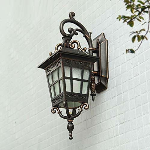 Sconce mur extérieur étanche et lanterne de jardin résistante - 4