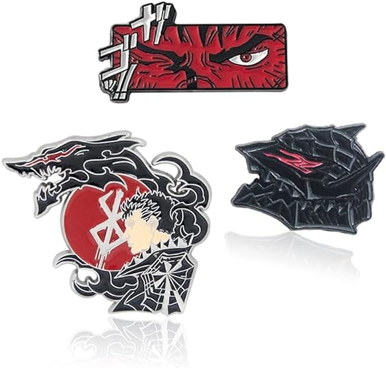 CuNto Berserker Guts Anime Esmalte Pins Berserker...