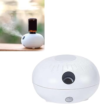 Waterless Diffuser,USB Rechargeable Waterless Essential Oil Diffuser,4 Modes Oil Diffuser,Waterless Nebulizing Diffusers for Essential Oils Large Room,Super Quiet for Living Room Office Car White