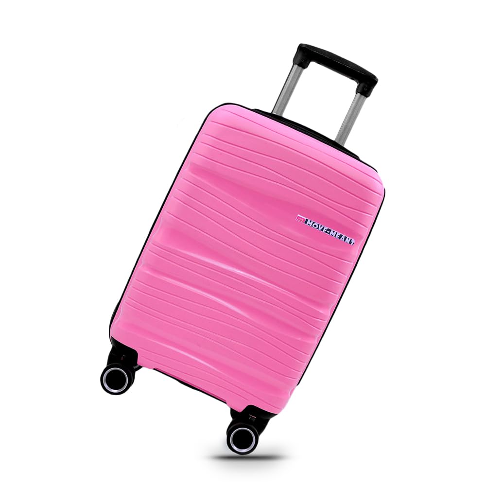 WanderWares Small Cabin Suitcase 55 Cm 8 Wheels Number Lock PolyPopylene Trolley Bag for Men & Women | 360 Degree Wheeling System Luggage | Trolley Bags for Travel-image-11