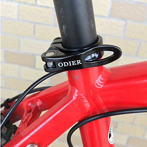 Quick Release Seatpost Clamp 31.8 Mm Bike Seat Clamp Light Weight 7005 Aluminium Alloy Cnc Seatpost Collar For Mtb Bmx Schwinn Trek Cannondale Specialized Harro Dahon Bmc Scott Bicycle (Black, 31.8) #TOP5