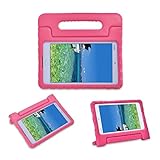 i-original Compatible Shock Proof Huawei MediaPad M3 Lite 8.0 8.4 Inch 2017 EVA Case for Kids Bumper Cover Handle Stand, EVA Convertible Handle Light Weight EVA Protective Stand Bumper Cover (Magenta)