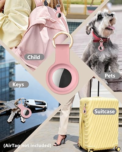 Image of Wristlet Wallet for Women, Keychain Wallet with AirTag Holder