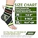 Adjustable Ankle Support Compression Brace Protector for Running Soccer Basketball Nylon Knitted Gym Bandage Strap(Black,X-Large)