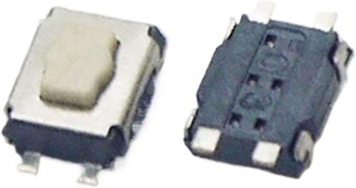 50pcs 3X4X1.8mm/2.0mm/2.5mm Momentary Tactile Button Push 12V Reset Switch 4Pin SMD(TS-1286M-4 H 1.8mm)