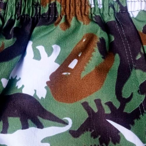 Kit 2 Bermuda Short Infantil Menino Manabana Praia Aguá tactel 4 ao 10 Estampadas (BR, Numérico, 6,