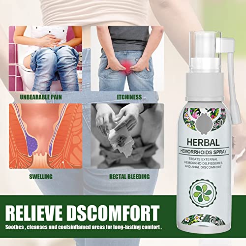 Dubush Hemocare Spray,Natural Herbal Hemorrhoid Spray,Hemorrhoids Itching Alleviating Spray,Fast Relief From Hemorrhoids And Anal Fissures #TOP3