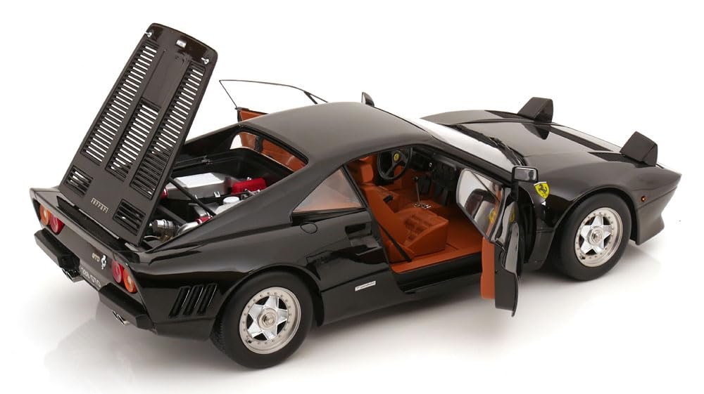 KK Scale KKDC120153 Ferrar. 288 GTO Black 1984 - scala 1/12 - auto in miniatura da collezione