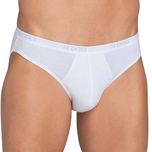 Price comparison product image Sloggi Mens Basic Midi Knickers,  White