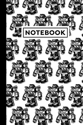 Notebook: Robot Notebook - Robot Themed Gift For Robot Lovers And Robotics Lovers - Robot Journal - 6 x 9 in - 120 Lined Pages With Robot Themed Borders