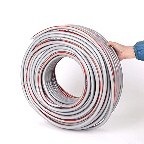 Tuyau d'arrosage haute qualité gris clair avec 2 connecteurs - 6
