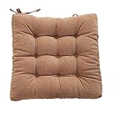 futons pas cher TEJIDO DE PANA SUAVE Y DURABILIDAD: La capa superior de los cojines de la silla es un tejido de pana que tiene una excelente permeabilidad al aire y resistencia del color. El ribete de puntada apretada puede evitar eficazmente que la tela se rasgue y se raye. Su excelente durabilidad es suficiente para satisfacer las necesidades diarias, incluso de mascotas y niños activos.