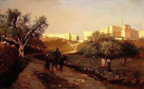 Imagen de lienzo los muros de Jerusalén en formato 60x90cm de alta calidad