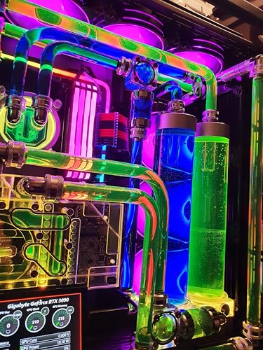 VIXIA High End Custom Watercooled Gaming PC - Intel Core i9 14900KS 6.2GHz - Nvidia GeForce RTX 4090 DDR6X 24GB - DDR5 64GB 6000MHz - PCIe4.0 M.2 NVME 2TB - Full Dual Cooling - VXF-20B - Image 6