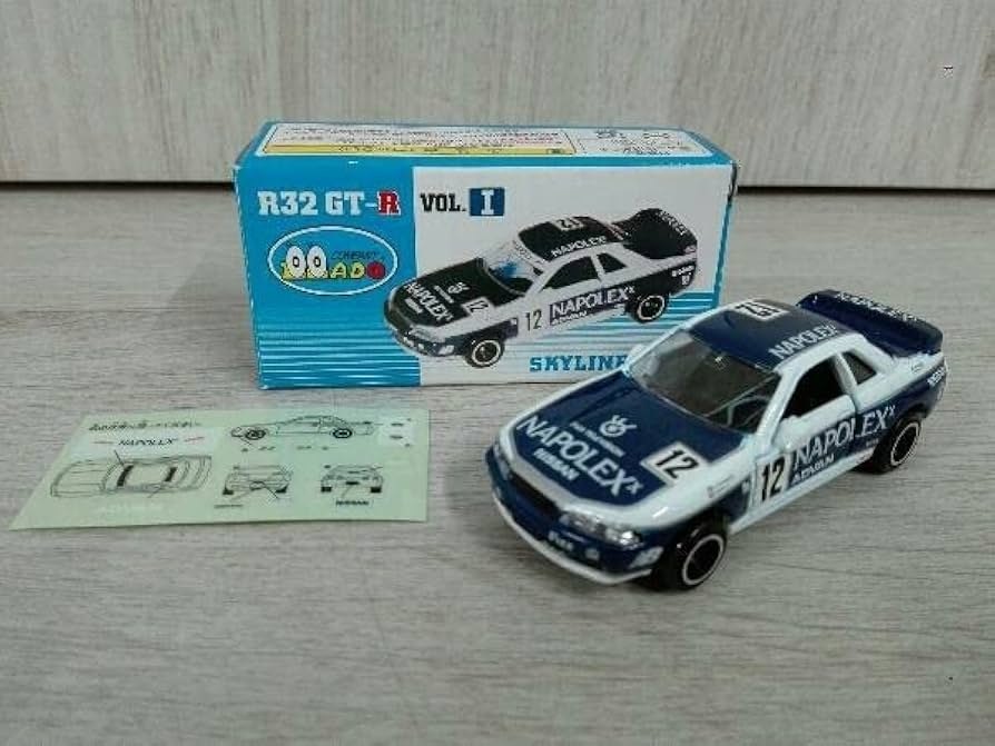 アイアイアド特注トミカ R32 GT-R vol1〜4家庭にて長期保管品のため 