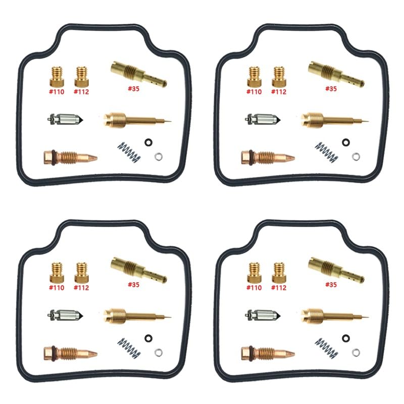 Kit Reparación Carburador CB750F Evita Tirones de Motor Juego para Cuatro Carburadores