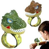 Vvinca Dinosaur Walkie Talkies for Kids 2 Pack, T-Rex Dinosaur Toys for Kids 3-5 5-7 8-12 Adjustable Strap Long Range Outdoor Camping Toys Boys Christmas Birthday Gifts