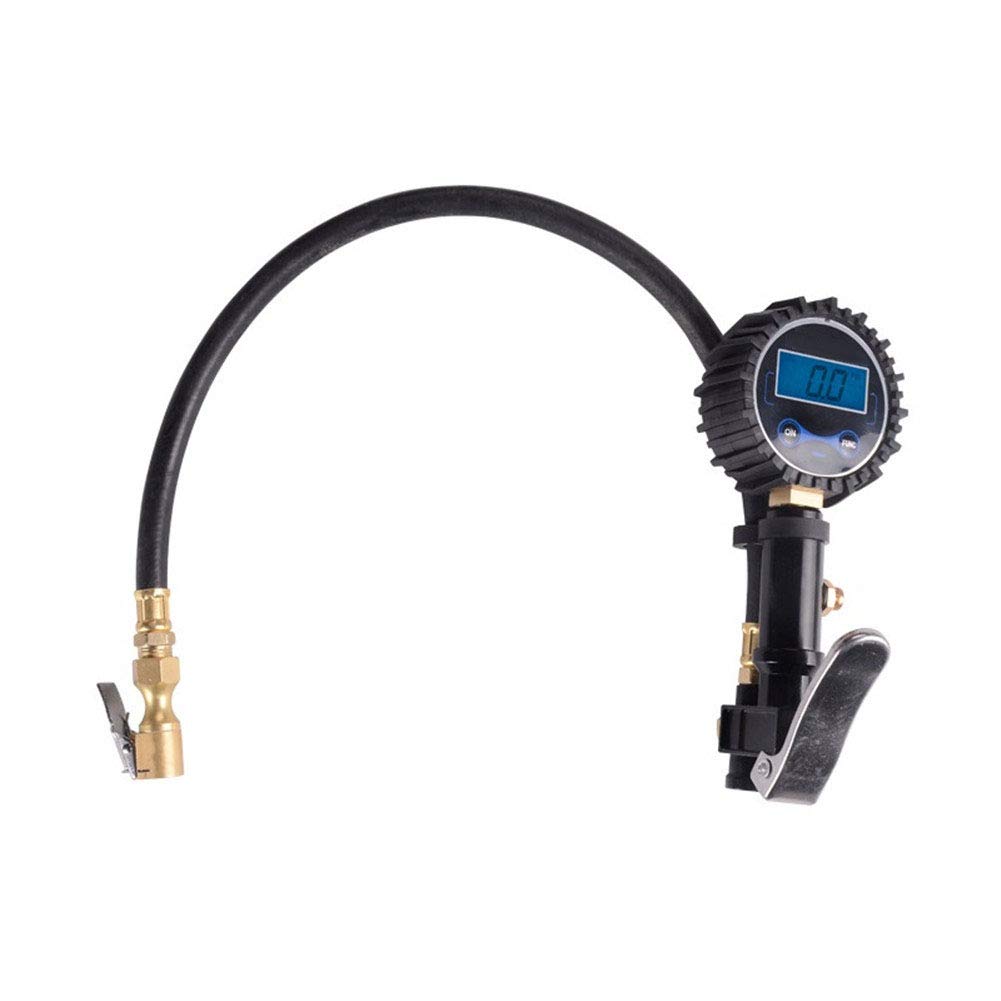 Amazon.co.jp: 圧力計付きタイヤインフレータ、デジタルタイヤ空気圧