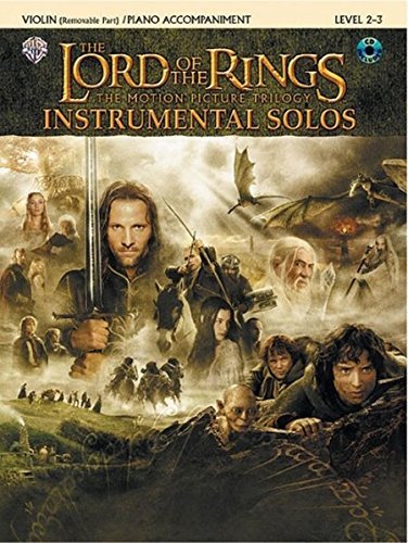 Lord of the Rings Instrumental Solos Violin Book: With Piano Accompaniment & CD PAP/COM Edition by Shore, Howard [2004]