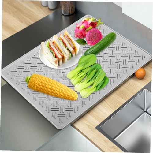 Esterilla escurreplatos resistente a altas temperaturas y protector térmico de cocina 7