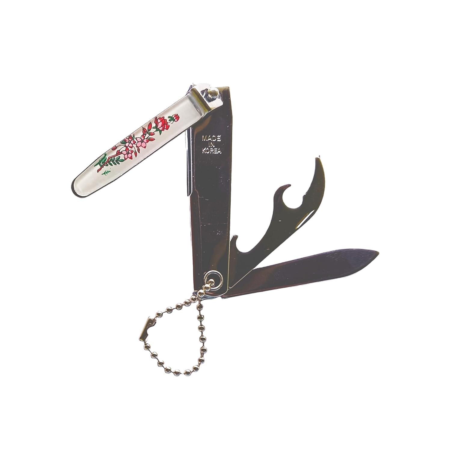 Multi-Function Stainless Steel Nail Clipper (Pack of 2) with Fruit Knife & Bottle Opener – Pedicure Nail Cutter Tool for Men & Women (Multi-Color)-image-13