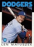 1986 Topps #109 Len Matuszek