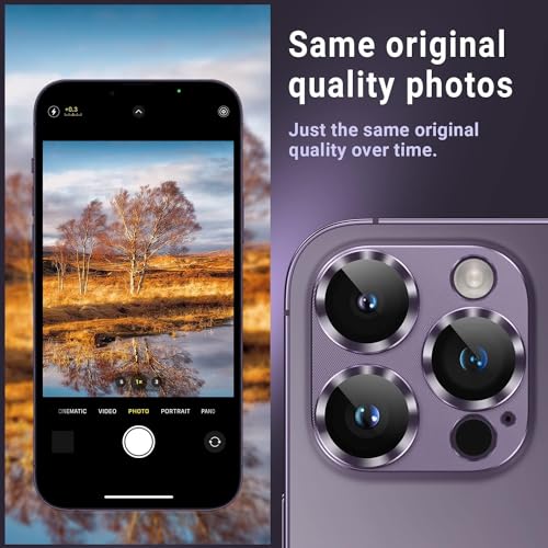 Image of Camera Lens Protector Compatible for Iphone 15 Pro Blue Pack of 1