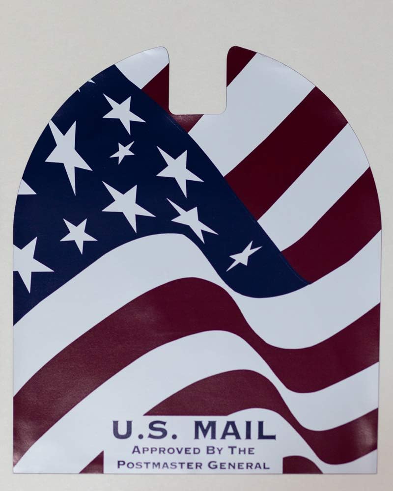US Flag Magnetic Mailbox Door Cover Large