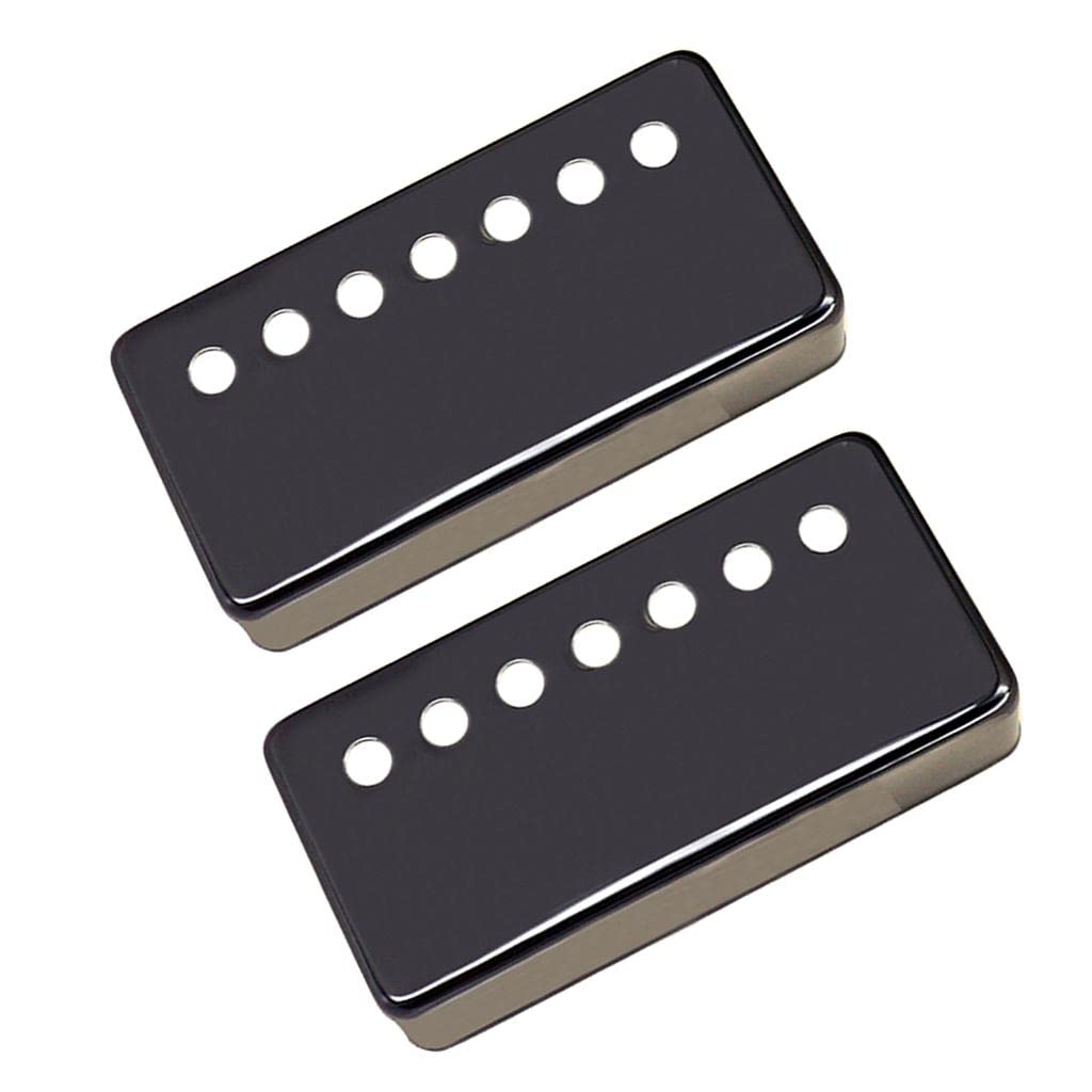 LOSA 2 Pieces Brass Humbucker Pickup Cover for LP Electric Guitar Parts