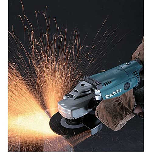 Amoladora angular Makita GA9020RKD para cortar hormigón en reformas de exterior 3