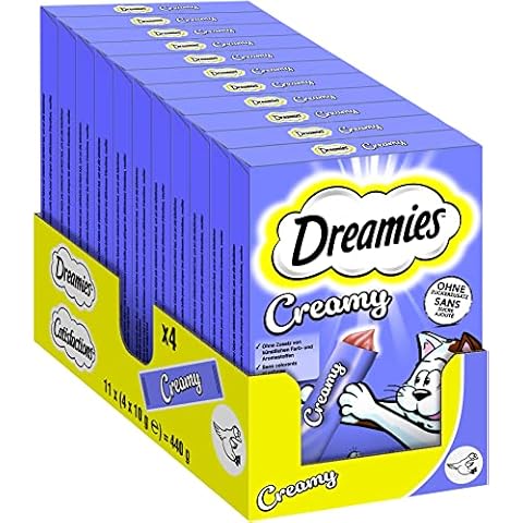 Dreamies Katzenleckerlis Creamy Snacks mit Ente Cover
