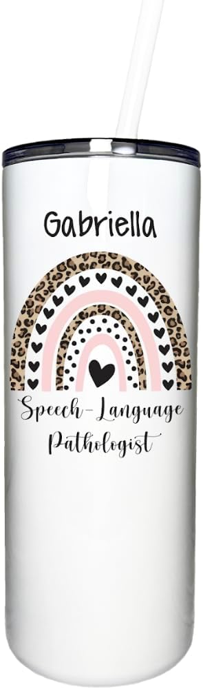 AVITO Personalized SLP Tumbler - 12 oz Wine Tumbler with Lid - Vacuum Insulated - Stainless Steel