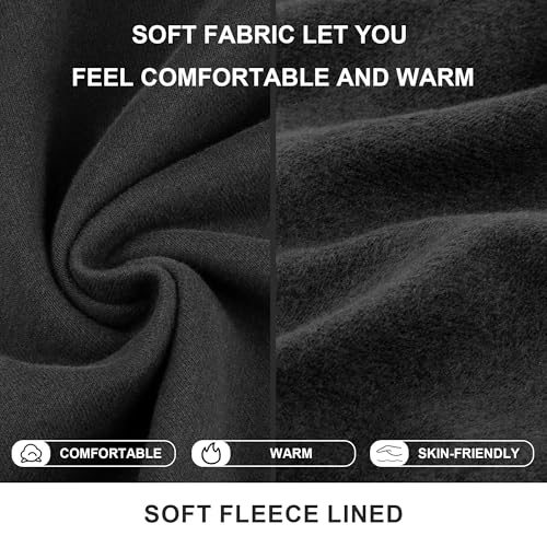 Men's Hoodie & Sweatshirts, Soft Cotton Long Sleeve Pullover, Thin Fleece-Lined and Warm, and Suitable for Adults3