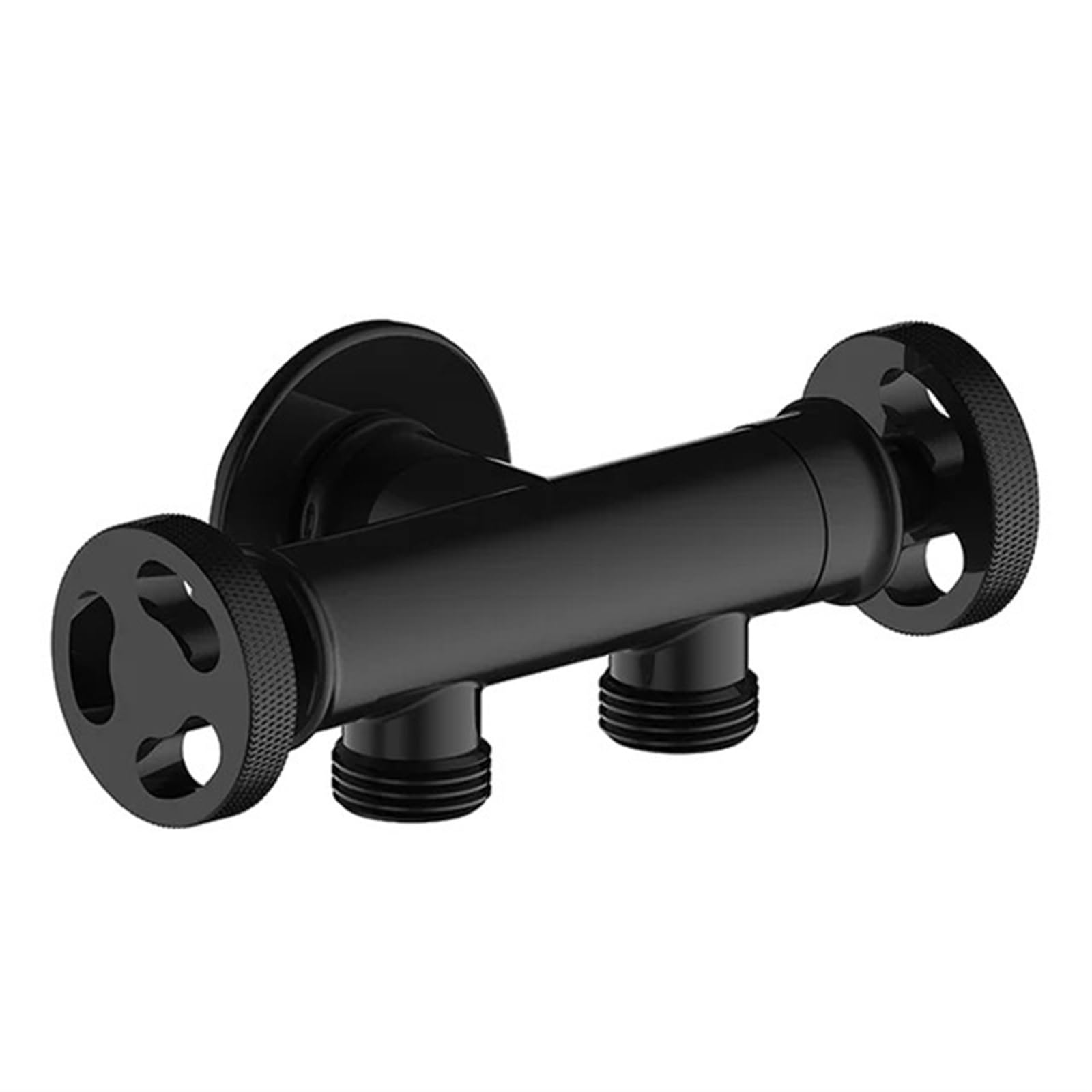 Vanne d'arrêt d'angle G1/2 robinet équerre laiton noir mat WB8508