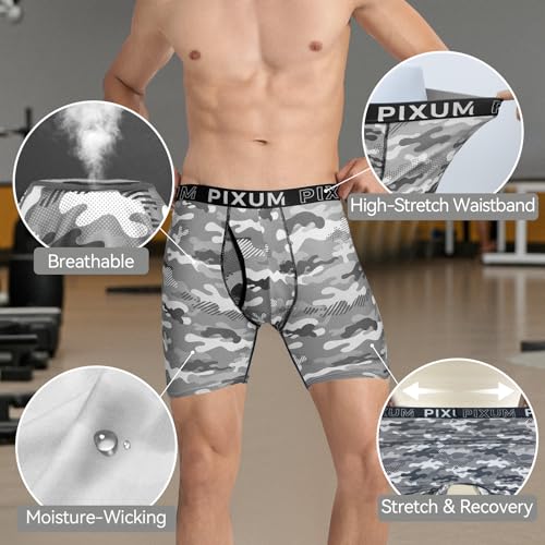 Men's Boxer Brief Underwear Open Fly Pouch for Ultra-Soft Comfort Men's Underwear2