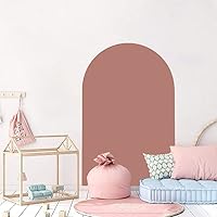 Vista 3 de Supzone Calcomanías de pared con diseño de arco bohemio, para despegar y pegar, decoración de pared extraíble, bloque de color, arte mural