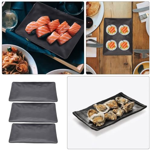 Set 3 Platos Rectangulares para Sushi y Frutas miniatura 6