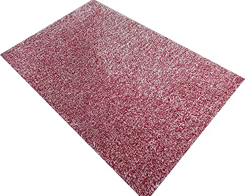 Image of Shanno Carpet Hand Woven Fluffy Shag Carpet Living Room Bedroom Hall with 2 Inch Pile Height Size(3x5 Feet Color)