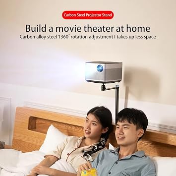 Coverzone Professional Bed, Back Seat or Desktop Mount Projection Stand, Camera and Camera Stand 80-160cm Adjustable Length TY-L02 Pro (TY-L02 Pro)