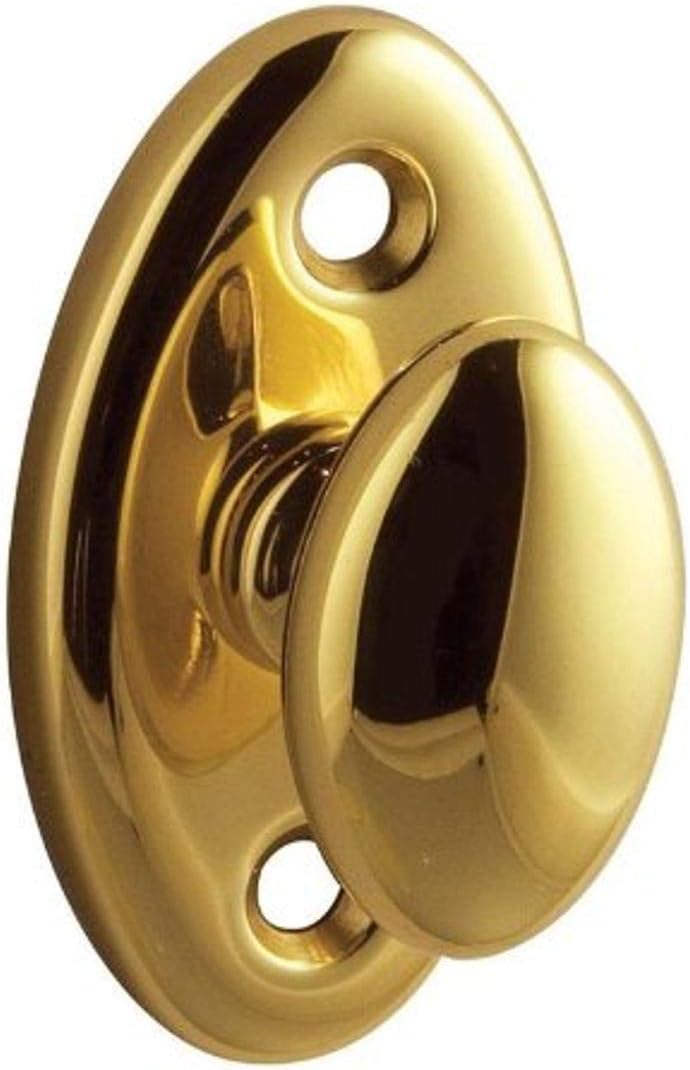 Baldwin 6751 Interior and Entrance Thumb turn Lock with Backplate for 2-1/4" Doo, Lifetime Satin Nickel