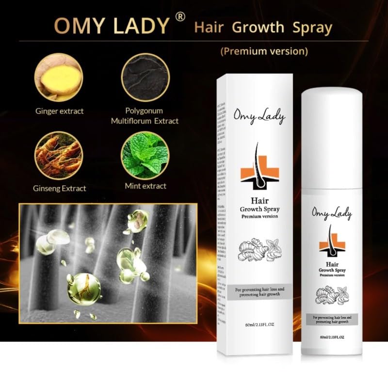 Serum do włosów – stymulator wzrostu włosów – przeciw wypadaniu włosów – serum na porost włosów – spray na porost włosów – 60 ml