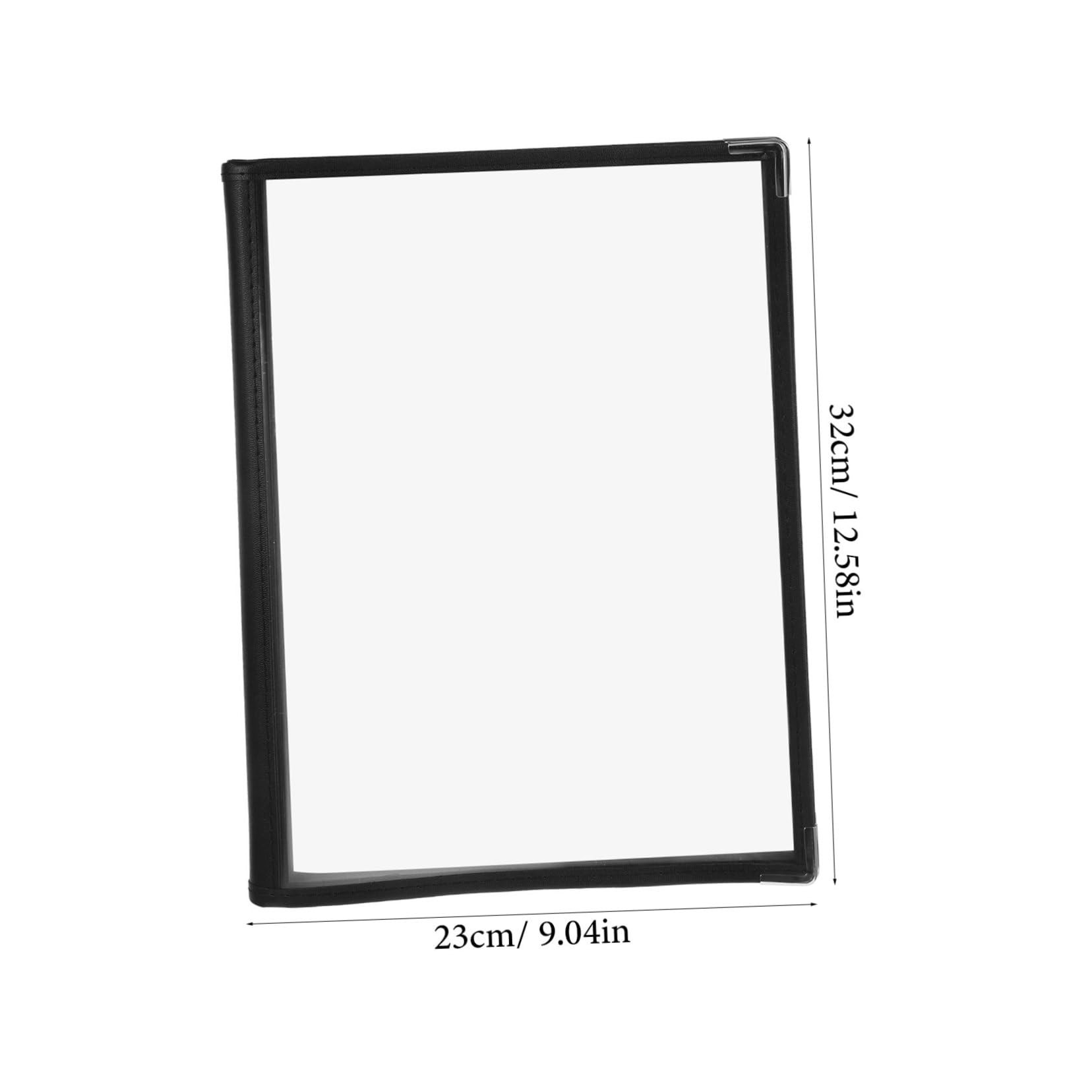 GARVALON Menu Holder for Restaurant Menu Book 6 Pages Menu Covers Quick Navigation Menu Holder for Bar Shop