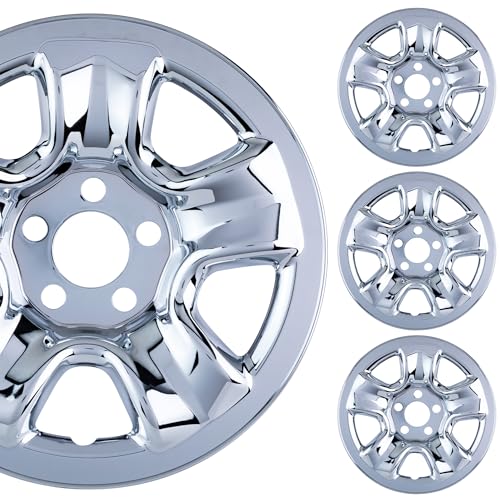 PACRIM 16" Chrome Wheel Skin Set Made Compatible with Honda