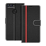 Esta funda Huawei P Smart con tapa se puede configurar horizontalmente y actuar como soporte, ideal para ver películas o chatear por video.
