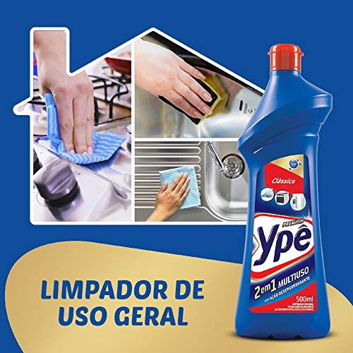 Multiuso Ypê Clássico 500 Ml, Ypê, Azul