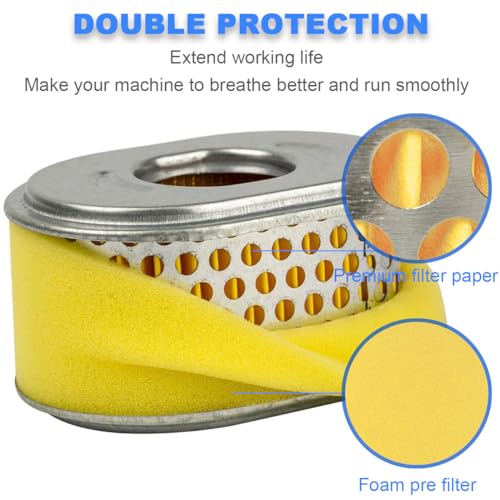 ZAMDOE 2 Pack GX110 Air Filter Compatible for Honda GX110 GX120 gx120k1 gx120t1 gx120u1 Engine Replaces # 17210-ZE0-505 17210-ZE0-822 - Image 3