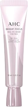 AHC Bright Focus Real Eye Cream For Face Eye Care Dark Circles Tube 1.0 fl oz 30 ml Korean Cosmetics