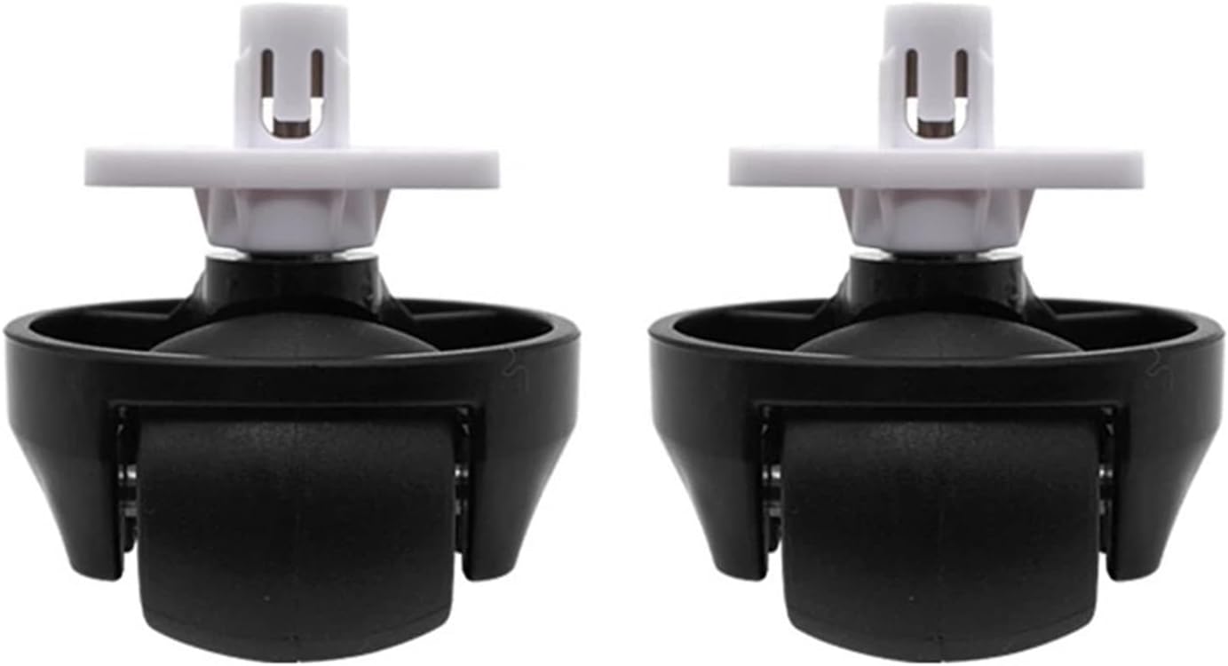 Front Caster Wheel, Compatible for Roborock S8 / S8+ / S8 Pro Ultra / Q7 / Q7 Max / S5 MAX / S6 MAXV / S7 / Q Revo, Robot Vacuum Cleaner Spare Parts (Color : 2PCS Black)