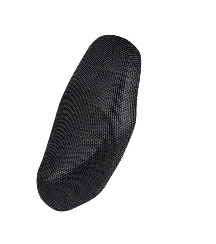 Funda de asiento para motocicleta y scooter, cojín de tela de malla universal