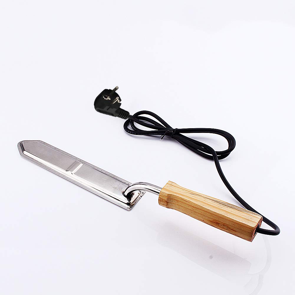 220 V Estocador, Extractor de raspado Miel eléctrico 220 V 44,5 cm de miel con termostato desoperculante la apicultura Cuchillo caliente Uncapping ser llamado Cuchillos Apicultores Herramientas Abejas